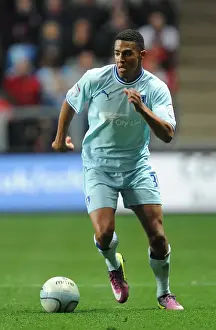 Images Dated 5th November 2011: Coventry City's Cyrus Christie in Action Against Southampton (Npower Championship)