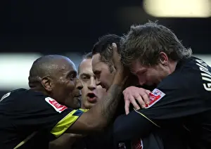 Images Dated 2010: Coventry City's David Bell Celebrates FA Cup Goal at Fratton Park