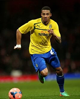 FA Cup : Round 4 : Arsenal v Coventry City : Emirates Stadium : 24-01-2014 Collection: Coventry City's FA Cup Battle at Emirates Stadium: Cyrus Christie Stands Strong Against Arsenal