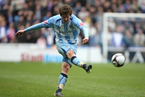 Images Dated 2009: Coventry City's FA Cup Shock: Aron Gunnarsson's Epic Performance Against Chelsea (2009)