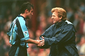Coventry City's FA Cup Shock: Victor Moldovan and Gordon Strachan Celebrate Over Aston Villa