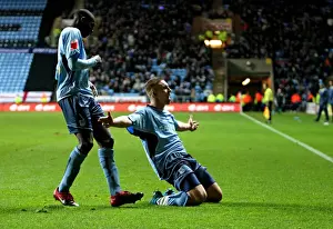 Images Dated 2009 December: Coventry City's Freddie Eastwood's Hat-Trick Triumph: Peterborough United vs Coventry City