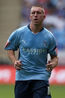 09-08-2009 v Ipswich Town Collection: Coventry City's Freddy Eastwood Scores Stunning Goal vs Ipswich Town, Championship 2009, Ricoh Arena