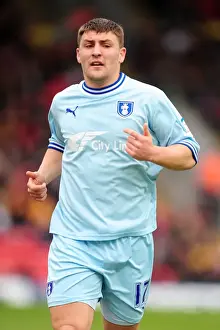 17-03-2012 V Watford, Vicarage Road Prints: Coventry City's Gary Deegan in Action Against Watford at Vicarage Road (17-03-2012)