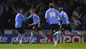 Images Dated 2011: Coventry City's Gary McSheffrey Celebrates Goal in Npower Championship Match vs Portsmouth (April 2011)