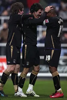 Images Dated 10th January 2009: Coventry City's Glory: Daniel Fox Scores the Opener Against Queens Park Rangers in Championship Clash (Jan 10)