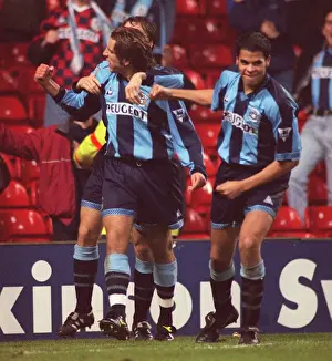 Images Dated 1997: Coventry City's Glory: Darren Huckerby's Winning Goal vs
