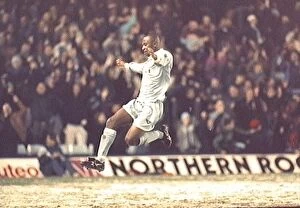 Images Dated 9th December 1995: Coventry City's Glory Days: Peter Ndlovu Scores the Fourth Goal Against Blackburn Rovers in