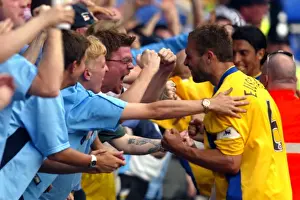 Images Dated 2002: Coventry City's John Eustace and Ecstatic Fans Celebrate Winning Goal vs