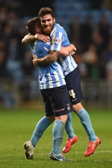 Images Dated 31st October 2015: Coventry City's John Fleck and Romain Vincelot: Triumphant Victory in Sky Bet League One over