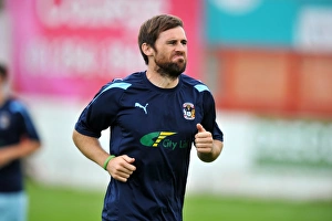 Coventry City's Kevin Kilbane in Action at Accrington Stanley's Crown Ground