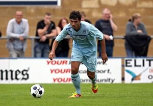 Images Dated 14th July 2012: Coventry City's Kevin Malaga in Action: Pre-Season Clash Against Hinckley United at De Montfort Park