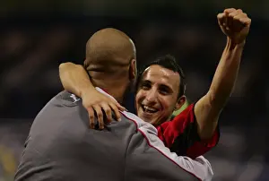 Coventry City's Michael Mifsud and Leon McKenzie Celebrate Goals in Coca-Cola Championship Match vs. West Bromwich Albion