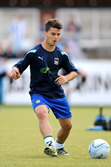 Images Dated 2012 July: Coventry City's Ndriqim Halili Shines in Pre-Season Victory over Nuneaton Town at Liberty Way Stadium
