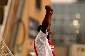 Images Dated 2004: Coventry City's Patrick Suffo: Double Delight as He Celebrates Second Goal vs