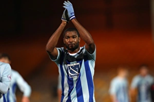 Images Dated 2014 December: Coventry City's Reda Johnson Leads Team Celebration After Win Against Port Vale in Sky Bet League One