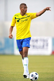 Images Dated 2012 July: Coventry City's Reece Brown in Action: Pre-Season Clash at Nuneaton Town's Liberty Way Stadium