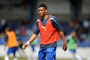 Images Dated 2012 July: Coventry City's Shaun Jeffers in Action at Nuneaton Town's Liberty Way Stadium (Pre-Season Friendly)