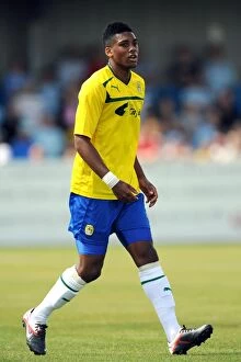 Images Dated 28th July 2012: Coventry City's Shaun Jeffers in Action during Pre-Season Friendly against Nuneaton Town at