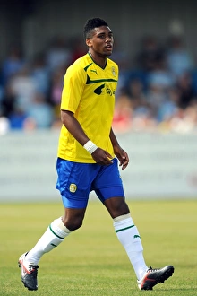 Images Dated 2012 July: Coventry City's Shaun Jeffers in Action during Pre-Season Friendly against Nuneaton Town at Liberty Way Stadium