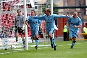 Images Dated 2004: Coventry City's Unforgettable Double: Andy Morrell's Brace at Nottingham Forest (28-08-2004)