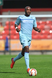 Images Dated 2012 September: Coventry City's William Edjenguele in Action against Crewe Alexandra (Npower League One)