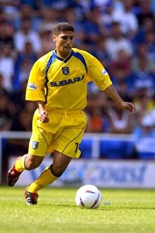 Images Dated 17th August 2001: Coventry City's Youssef Safri in Action Against Reading (August 17, 2001)