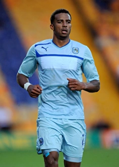 Images Dated 2013 July: Cyrus Christie in Action for Coventry City at Mansfield Town Friendly (2013)