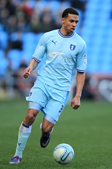 Cyrus Christie in Action: Coventry City vs Barnsley, Npower Championship (25-02-2012) - Ricoh Arena