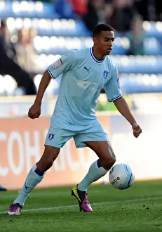 Images Dated 2011 October: Cyrus Christie in Action: Coventry City vs Burnley (Npower Championship, 22-10-2011)