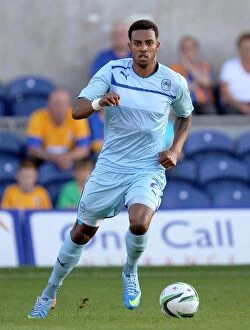 Images Dated 26th July 2013: Cyrus Christie in Action: Coventry City's Star Performer at Mansfield Town Friendly (July 2013)