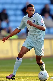 Images Dated 2011 October: Cyrus Christie's Battle: Coventry City vs Burnley (22-10-2011, Ricoh Arena)
