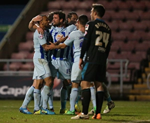 Images Dated 2014 March: Dan Seaborne's Solo Goal Secures Coventry City Victory Over Stevenage (Sky Bet League One)