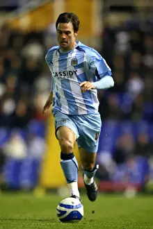 Images Dated 2008: Daniel Fox of Coventry City Faces Off Against Birmingham City at St