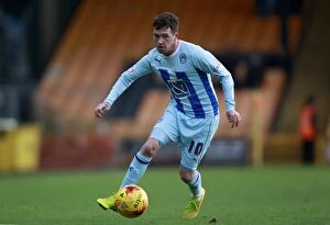 Images Dated 13th December 2014: Danny Swanson in Action: Coventry City vs Port Vale, Sky Bet League One - Intense Moment at Vale
