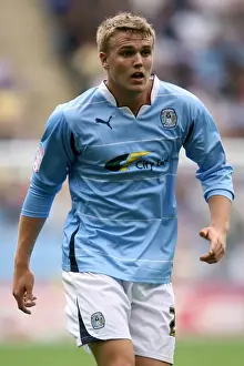 Images Dated 2010 September: Danny Ward in Action: Coventry City vs Leicester City