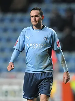 Images Dated 2010: David Bell's Unforgettable Moment: Coventry City's FA Cup Upset Against Portsmouth (12-01-2010)