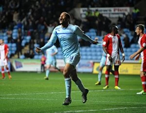 Images Dated 6th November 2012: David McGoldrick Scores His Second Goal: Coventry City vs Crawley Town in Npower League One at