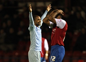 Images Dated 2012 October: David McGoldrick's First Goal: Coventry City's Triumph in Johnstones Paint Trophy vs York City