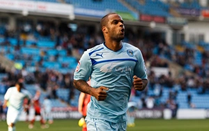 Images Dated 2012 October: David McGoldrick's Solo Strike: Coventry City's Narrow Victory Over Bournemouth in Football League One
