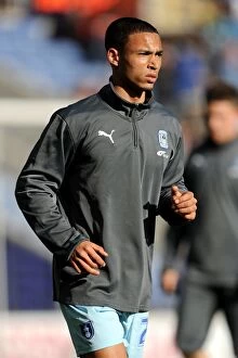 Images Dated 3rd March 2012: Defiant Jordan Clarke Shines in Coventry City's Battle at The King Power Stadium