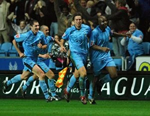 13-03-2007 v Wolverhampton Wanderers Collection: Dele Adebola's Stunner: Coventry City vs. Wolverhampton Wanderers (March 13, 2007)