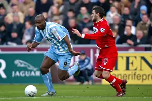Images Dated 2006: Dele Adebola's Upset Goal Against Middlesbrough in FA Cup Fourth Round (2006)