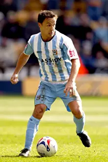Season 2005-06 Prints: Dennis Wise Leads Coventry City in Championship Clash against Wolverhampton Wanderers at Molineux Stadium (08-04-2006)