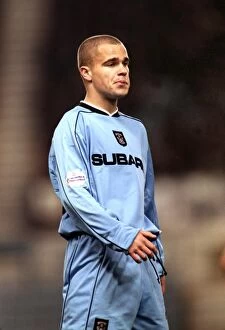 17-11-2001 v Burnley Collection: Determined Lee Fowler Shines in Coventry City's Battle Against Burnley (17-11-2001)
