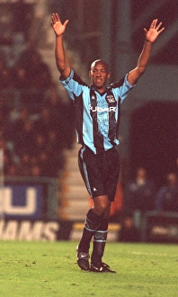 Images Dated 1997: Dion Dublin's Epic FA Carling Premiership Clash: Coventry City vs Crystal Palace