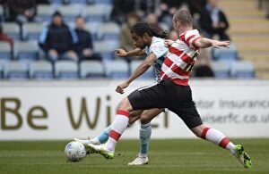 Images Dated 21st March 2015: Dominic Samuel Scores First: Coventry City vs Doncaster Rovers in Sky Bet League One at Ricoh Arena