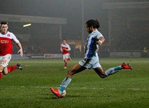 Images Dated 2015 March: Dominic Samuel Scores the Winning Goal: Coventry City's Triumph at Fleetwood Town (Sky Bet League One)