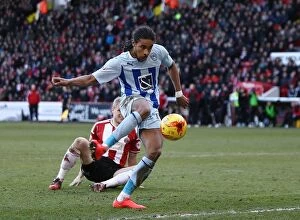 Sky Bet League One - Sheffield United v Coventry City - Bramall Lane Collection: Dominic Samuel's Double: Coventry City's Triumph over Sheffield United (Sky Bet League One)