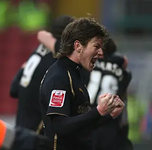 Double Delight: Gunnarsson and Doyle's FA Cup Fifth Round Goal Celebration (Coventry City vs. Blackburn Rovers, 02-14-2009)